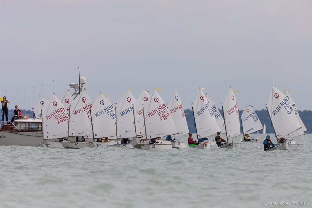 Optimist Nyílt Országos Bajnokság 2. nap Balatoni Yacht Club